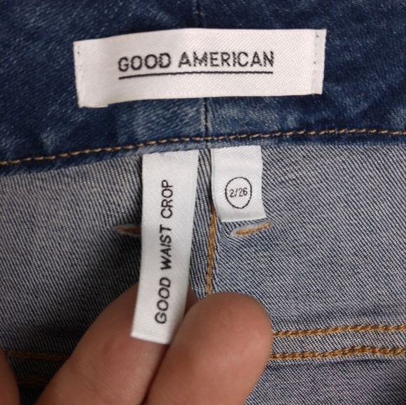 NWT Good American Good Waist Crop Jean $149 - Picture 12 of 13